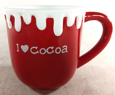 I Love Cocoa Coffee Cocoa Mug Red/White Marshmallows ConAgra Brands 8oz picture