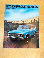 Original Used 1970 Chevrolet Truck Movers Catalog Blazer picture