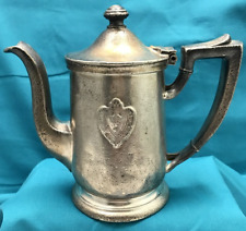 THE CONRAD HILTON 8 oz. Silver Soldered Teapot / Coffeepot International Silver picture
