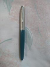Parker 21 Special Chrome Cap, Turquoise, Fine Stainless Steel Nib Fountain pen picture