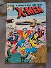 The Official Marvel Index to The X-Men #4 (Nov 1987, Marvel) Copper Age VF picture