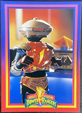 Saban 1994 Mighty Morphin Power Rangers Alpha 5 #6 Rookie Card 90s MMPR Vintage picture
