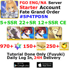 [ENG/NA][INST] FGO / Fate Grand Order Starter Account 5+SSR 150+Tix 970+SQ #5P4T picture