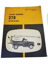 Original John Deere Manual 370 Sprayer OM-B25059B picture