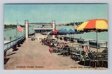 Excursion Steamer President, Riviera Roof Garden, Antique, Vintage Postcard picture