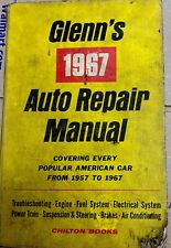 1957-1967 CHILTONS GLENNS AUTO REPAIR MANUAL SERVICE GUIDE All USA Popular Cars picture