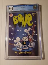 Bone #1 2nd Printing CGC 9.4 White Pages Cartoon Books 1992 JEFF SMITH  picture