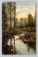 Logansport IN-Indiana, Tick Creek, Antique, Vintage Postcard picture