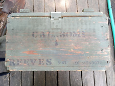 USGI WW2 30 Cal Wood Crate Dated 1942 Reeves picture