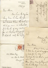 Sir Henry F Burke Dublin Castle Ireland Victorian letters 1891-1893 to A A Heron picture