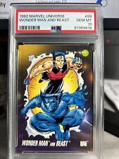 PSA 10 1992 Impel Marvel Universe S3 VERY LOW POP 5 Wonder Man and BEAST #89 picture