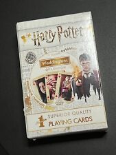 New  Genuine Hogwarts Harry Potter Playing Cards Waddington's of London picture