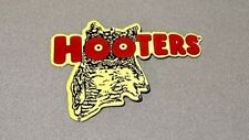 VINTAGE 12” HOOTERS OWL PORCELAIN SIGN CAR GAS OIL TRUCK picture