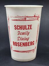Vintage SCHULZE Family Dining ROSENBERG 1965 15oz Cup picture