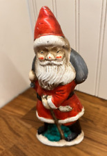 Vintage Fairfield Folk Art Santa Claus Christmas Chalkware Figurine USA Signed picture