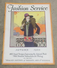Vntg Autumn 1925 Fashion Service Mag. Women's Fashion, 169 Designs, Seipp Cover picture