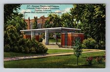 Greeley CO-Colorado State College Campus, Summer Theatre, Vintage c1949 Postcard picture