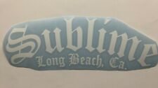 Sublime LBC Logo Die Cut Vinyl Sticker Classic Hard Rock and Roll Metal Band picture