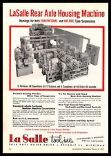 1958 La Salle Tool Detroit Michigan Rear Axle Housing Machine Vintage Print Ad picture