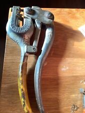 Whitney Metal Tool CO. Rockford Ill Vintage Metal Hand Punch 5-2 picture