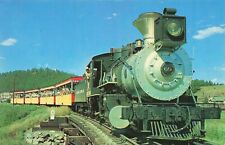 Postcard 1880 Steam Locomotive Train Klondike Casey South Dakota Hill City picture