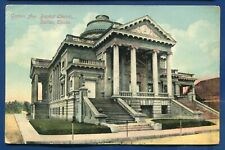 Gaston Avenue Baptist Church Dallas Texas tx postmarked 1911 old postcard picture