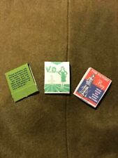WWII US Army,USMC K-Ration,C-Ration GI set of match books* picture
