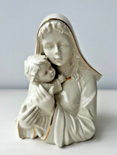 Vintage MIKASA Virgin Mary Figurine Holding Baby Jesus Christmas Nativity 8