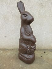 Vintage Don Featherstone Chocolate Easter Bunny 30.5 Inch Blow Mold   A picture