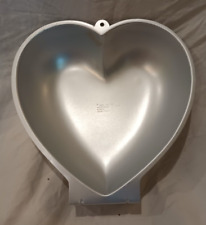 Wilton Puffed Heart Cake Pan 2105-0214 Vintage 1986 Rare Valentines, Love, Kids picture