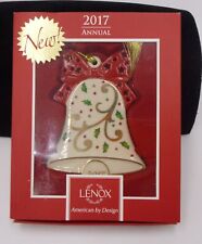 Lenox 2017 Bell Annual  Joyous Tidings Ornament NEW IN BOX picture