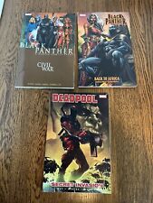 Black Panther  TP Lot    Civil War  Back To Africa with Deadpool Secret Invasion picture