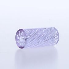 3pcs/box 17 Holes Spiral Screw Style Purple Color Smoking Glass Filter Tips picture