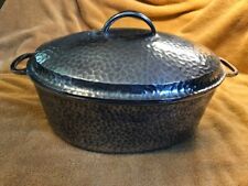 Wagner Ware Sidney-O 3266 Vintage Oval Roasting Pan Hammered Finish picture