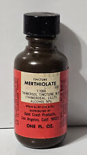 Vintage Eli Lilly & Co. Tincture Merthiolate Plastic Bottle - 1 oz picture