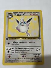 Wigglytuff 1st Edition Jungle Set Pokemon Card Rare Non Holo 32/64 Near Mint picture