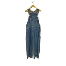 Vintage Winnie the Pooh Eeyore Denim Coveralls Embroidered Wide Leg Adult XL picture