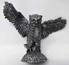 Vintage 1972 K/S Pewter Owl Spread Wings picture