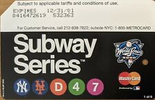 VERY RARE SUBWAY SERIES METROCARD- Mint Condition-Expired picture