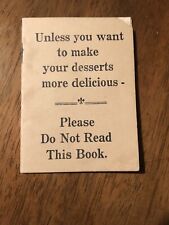 8841 Vintage Rockwood’s Decorettes Advertisement Mini Cook Booklet picture