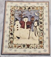 Vintage Snowman Refrigerator Magnet Christmas Holiday picture