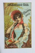 Victorian trade card St. Jacobs Oil, Charles A.Vogeler Co. Baltimore, MD picture