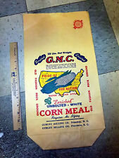 G.M.C. Corn Meal old fashioned rock ground -10 pound bag great graphics (EMPTY) picture