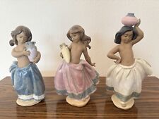 Lladro - 2331, 2332, 2333 (little pleasant girls & spartan water girl) Lot of 3 picture