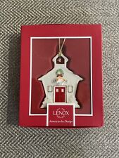Lenox Christmas Ornament Teacher School House Boxed VGC picture