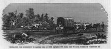 Emigrating from Connecticut to Eastern Ohio,1805,Covered Wagon,Transportation picture