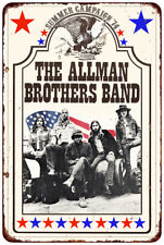 The Allman Brothers Band - 1974 - Concert reproduction Vintage Look METAL SIGN picture
