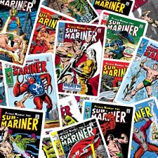 PRINCE NAMOR THE SUB-MARINER Comic Book Covers Stickers 40 Pack Sticker Set picture