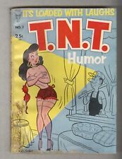 T.N.T. Humor #1 G/VG 1954 Color & Black and White gag panels – scarce picture