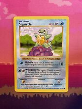 Pokemon Card Squirtle Shadowless Base Set Common 63/102  Near Mint picture